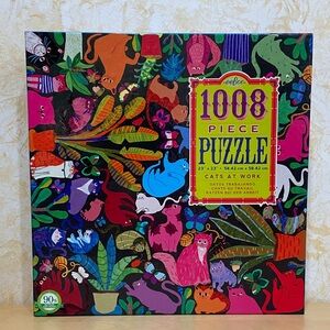 Eeboo “Cats at Work” - 1,008 Pieces Puzzle